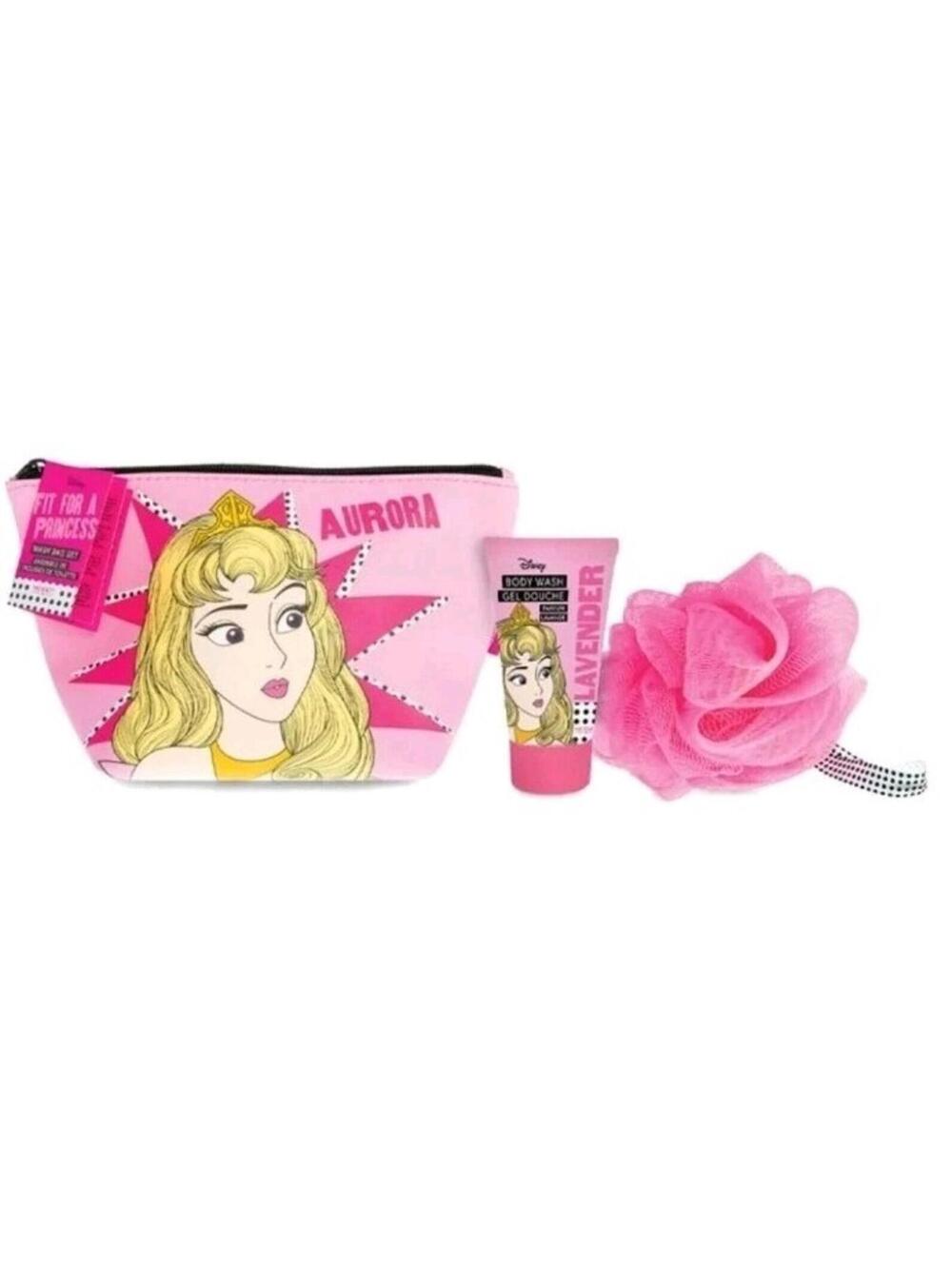 Mad Beauty Disney Sleeping Beauty Princess Wash Bag Set Travel Cosmetic Bag NWT